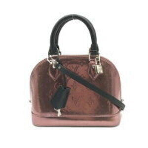 Louis Vuitton Alma Shoulder Bag Monogram Vernis Metallic
